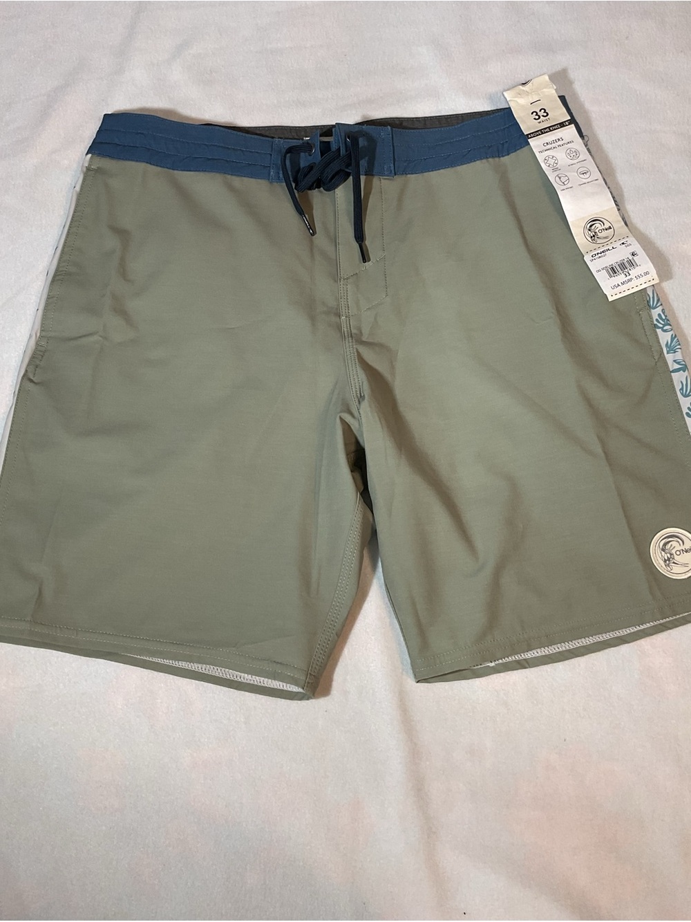 O’Neil OG Sideline Panrl Boardshorts Shorts. 18” - 33 Waist.